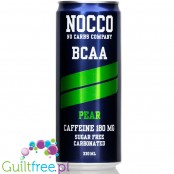 NOCCO BCAA Pear - napój energetyczny bez cukru z kofeiną i l-karnityną