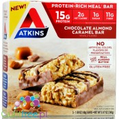 Atkins Meal Chocolate Almond Caramel protein bar
