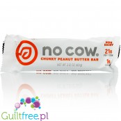 No Cow Bar Chunky Peanut Butter vegan protein bar