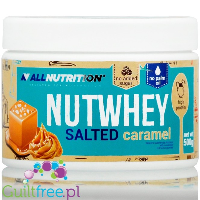 AllNutrition Nutwhey Salted Caramel just 1g sugar