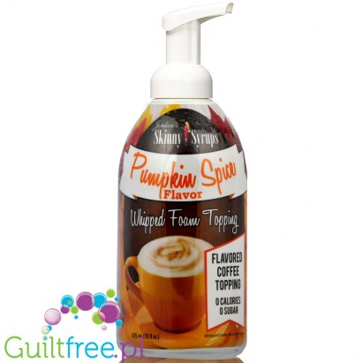 Skinny Syrups Sugar Free Whipped Latte Foam Topping - Pumpkin Spice