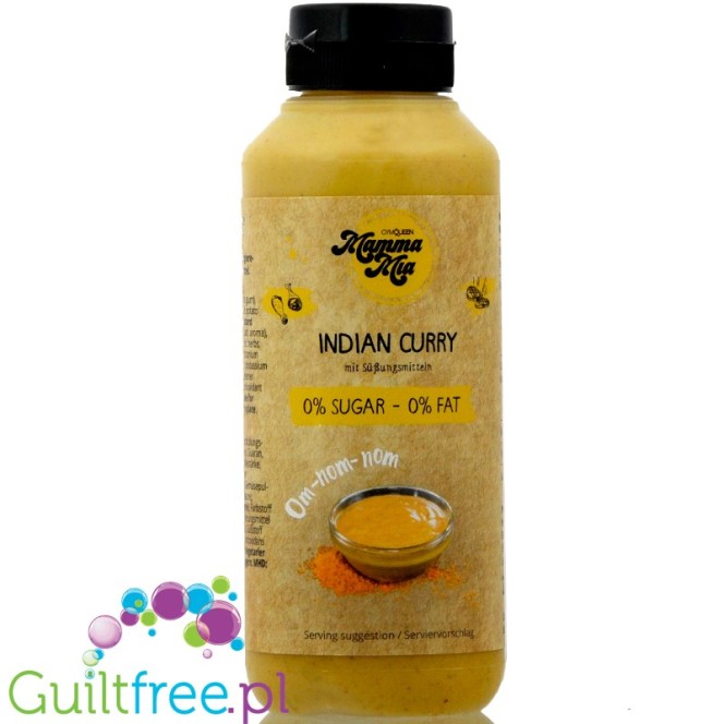 GymQueen Mamma Mia Indian Curry zero calorie sauce