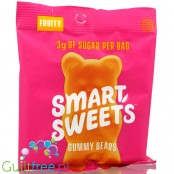 Smart Sweets Fruity Bears - żelki misie bez cukru i bez maltitolu, ze stewią
