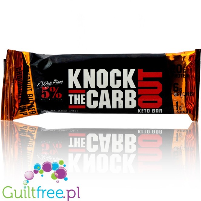 Rich Piana Knock The Carb Out Bar Peanut Butter Chocolate