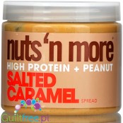 Nuts 'N More Salted Caramel Masło Orzechowe z Białkiem 