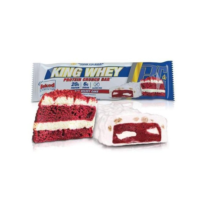 Ronnie Coleman King Whey Protein Crunch Bar Red Velvet