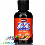 Better Stevia - Liquid Extract, Tropical Fruits - 60 ml liquid sweetener  with stevia