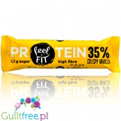 FeelFIT Protein Crispy Vanilla baton proteinowy 35% białka