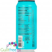 3D Blue sugar free energy drink
