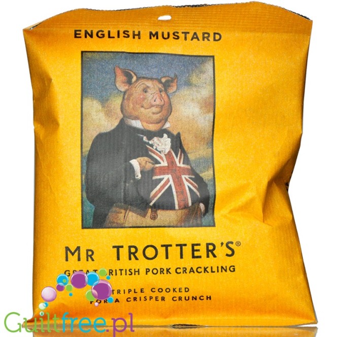 Mr Trotters mustard pork crackling 60g