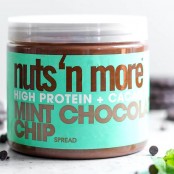 Nuts ‘N More Mint Chocolate Chip Peanut Butter with Whey Protein and xylitol