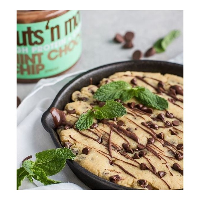 Nuts ‘N More Mint Chocolate Chip Peanut Butter with Whey Protein and xylitol