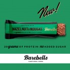 Barebells Hazelnut & Nougat  no added sugar protein bar