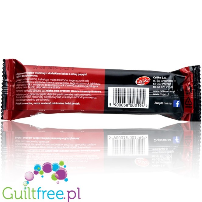 Frupp - a freeze-dried cherry, cocoa,spicy paprika bar