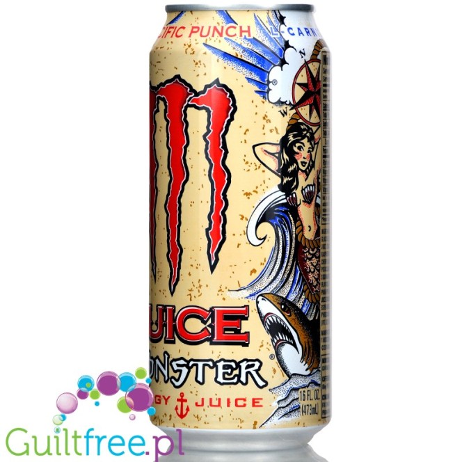 MONSTER ENERGY 16-fl oz Pacific Punch Energy Drink in the Soft Drinks  department at
