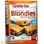Doctor's CarbRite Diet Blondies - ciast biszkoptowe bez cukru z czekoladą, mix do przygotowania