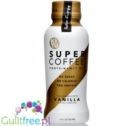 Kitu Super Coffee RTD, Vanilla, 12 fl oz 12 bottles