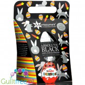 EASTER Montezuma's Dark Chocolate Absolute Black Egg 100% Cocoa Solids with Cocoa Nibs 250g