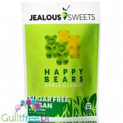 Jealous Sweets Happy Bears - wegańskie żelki-misie bez cukru, ze stewią (Jabłko & Cytryna)