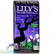 Lily's Sweets No Sugar Added 70% Dark Chocolate Bars, Salted Almond