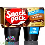 Hunt's Sugar Free Snack Pack Pudding, Chocolate 