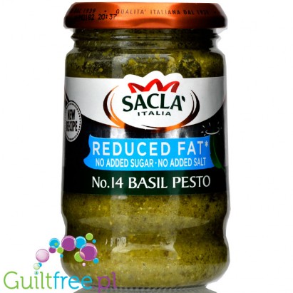Sacla reduced fat basil pesto