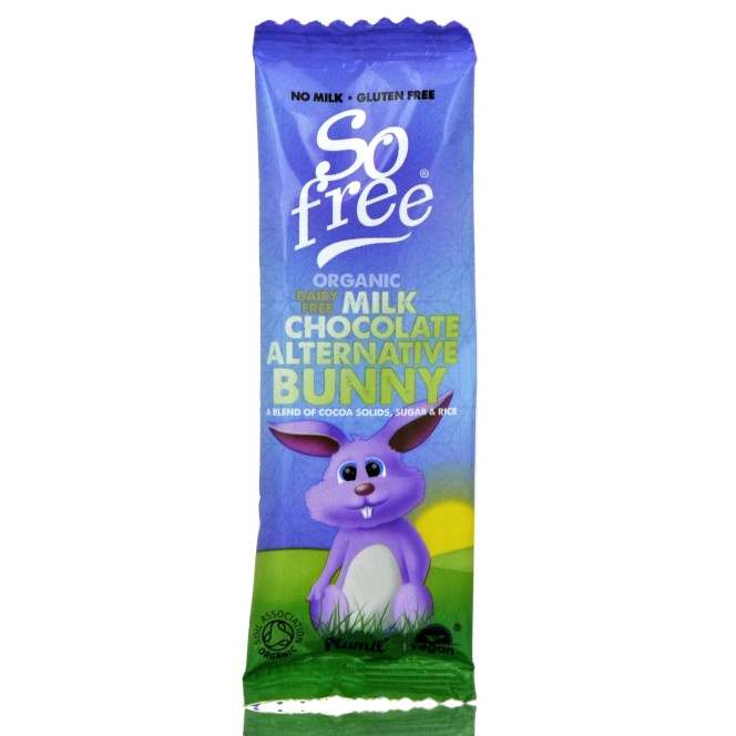 Plamil So Free alternative to milk chocolate bunny