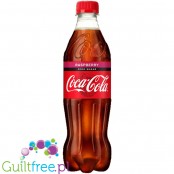 Coca-Cola Raspberry Zero 0,5L, malinowa Cola zero kalorii