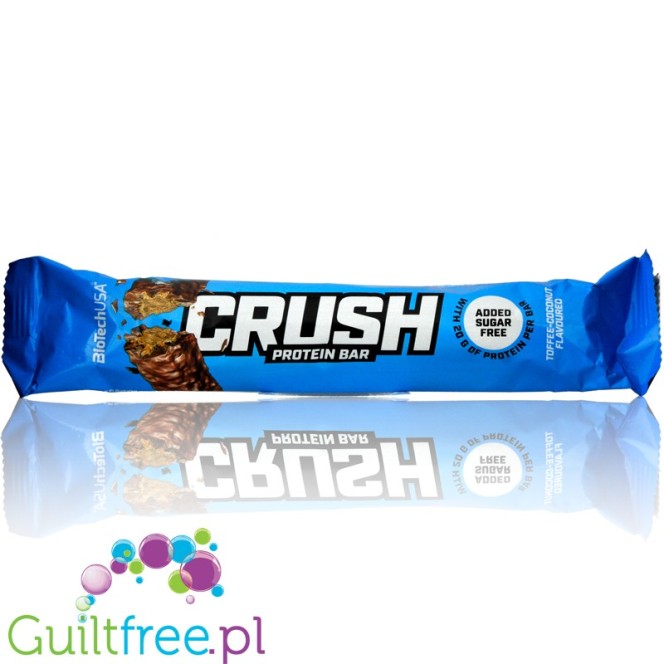 BioTech USA Crush Protein Bar Toffee & Coconut