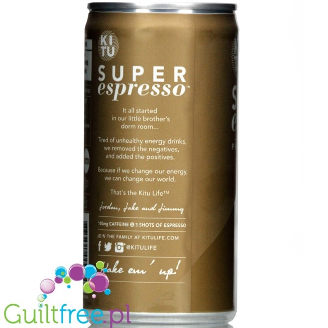 Kitu Super Espresso, Vanilla, 6 fl oz