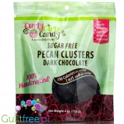 Curly Girlz Candy Pecan Clusters, Sugar Free Dark Chocolate