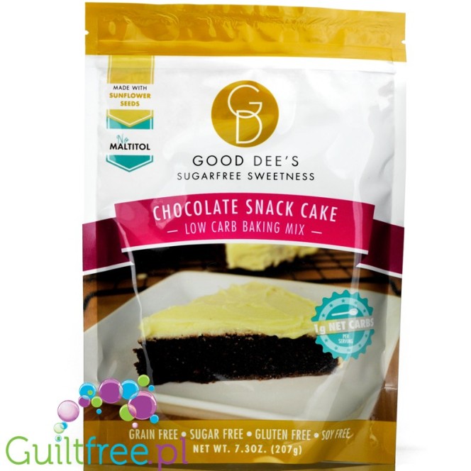 Good Dee's Low Carb Chocolate Snack Cake Mix 7.3 oz