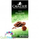 Cavalier Belgian Chocolate, milk praline with stevia