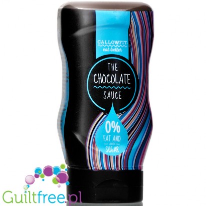 Callowfit  Chocolate 300ml - fat free, low carb, no aded sugar sauce