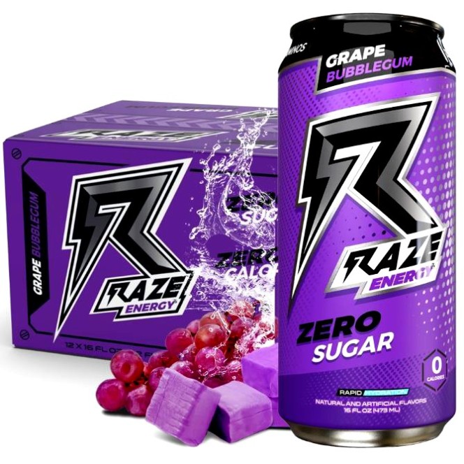 REPP Sports Raze Energy Grape Bubblegum 