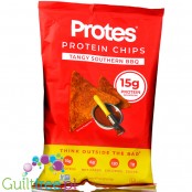 ProTings Tangy Southern BBQ - wegańskie chipsy białkowe - paka XL