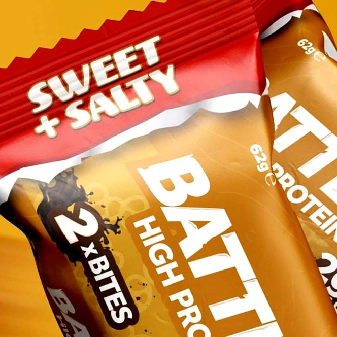 Battle Bites Sweet & Salty Caramel -baton białkowy