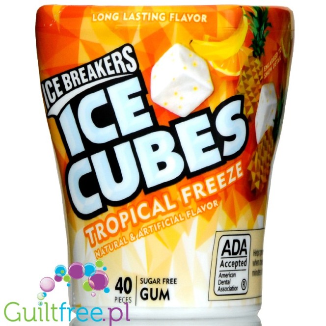 Ice Breakers Ice Cubes Tropical Freeze sugar free chewing gum