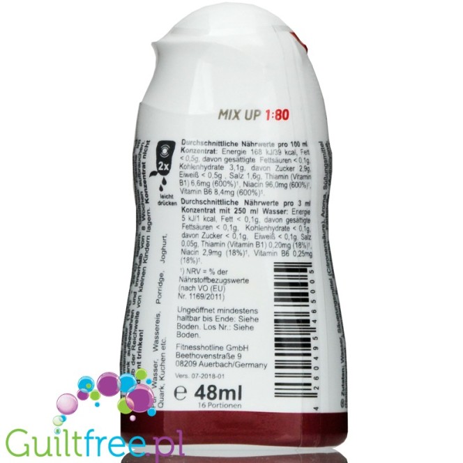 Vital Drink Cherry concentrated water flavor enhancer