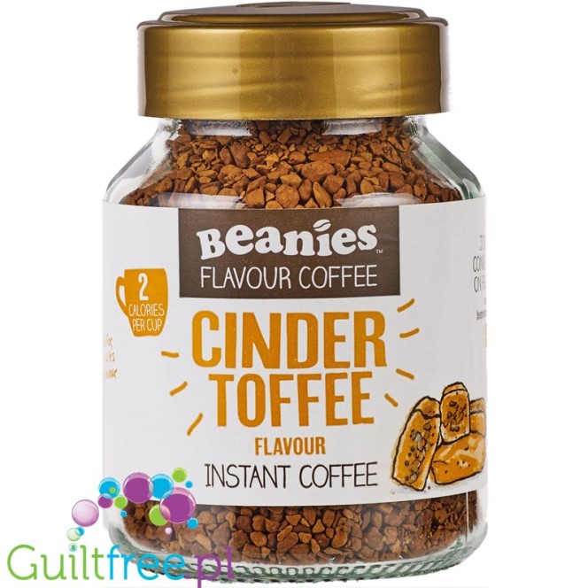 Beanies Cinder Toffee instant flavored coffee 2kcal pe cup