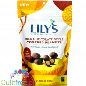 Lily's Sweets Milk Chocolate Peanuts - orzechy w mlecznej czekoladzie bez cukru ze stewią