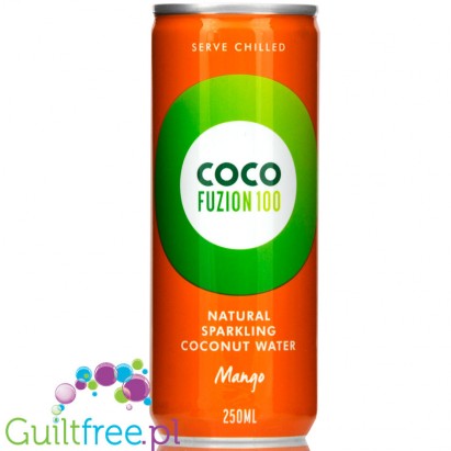 COCO Fuzion 100 Mango - gazowana woda kokosowa nie z koncentratu