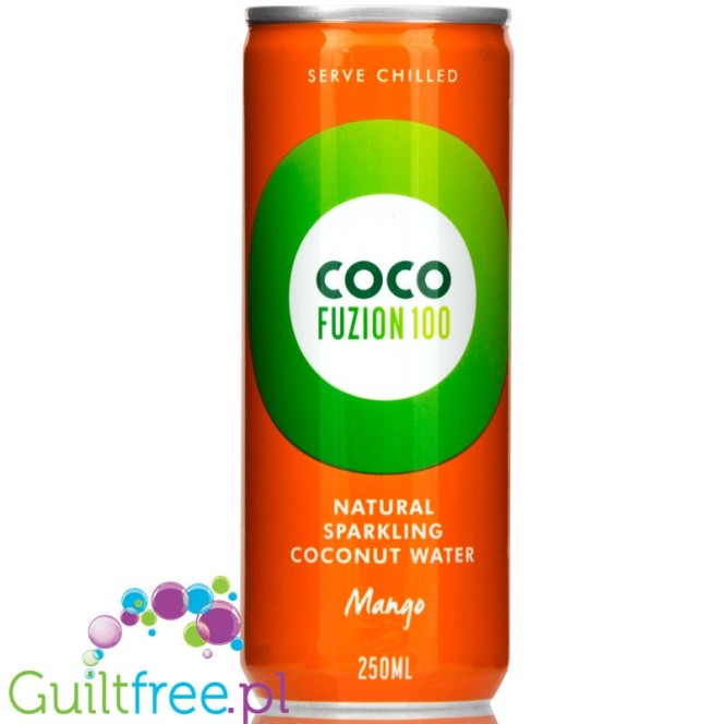 COCO Fuzion 100 Mango natural sparkling coconut water