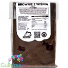 iLoveSweet Brownie z Wiśnią - ciemna czekolada białkowa z malinami