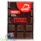 iLoveSweet Brownie z Wiśnią - ciemna czekolada białkowa z malinami