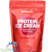 Biotech Protein Ice Cream Strawberry - truskawkowe lody proteinowe instant