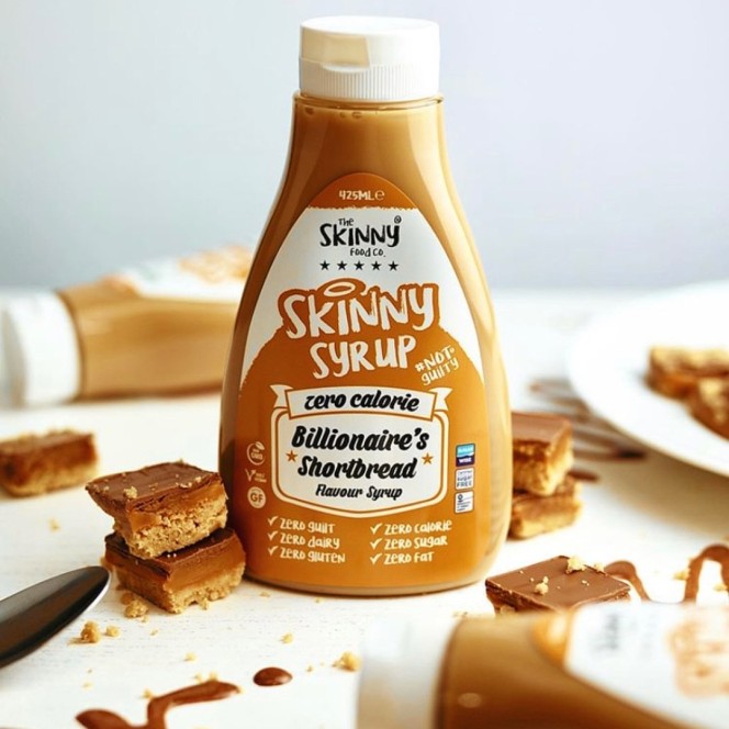 Skinny Food Billionaires Shortbread zero calorie syrup
