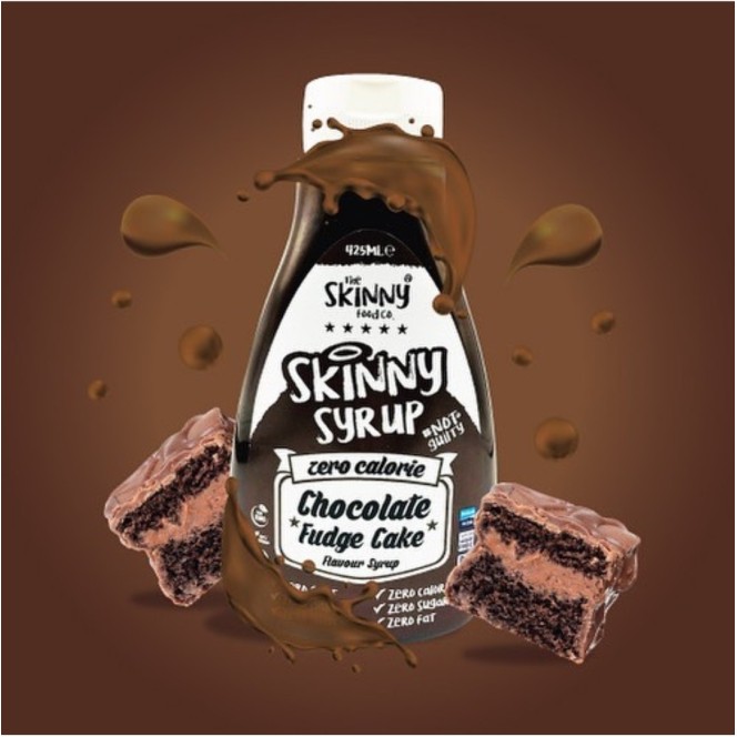 Skinny Food Chocolate Fudge Cake zero calorie syrup
