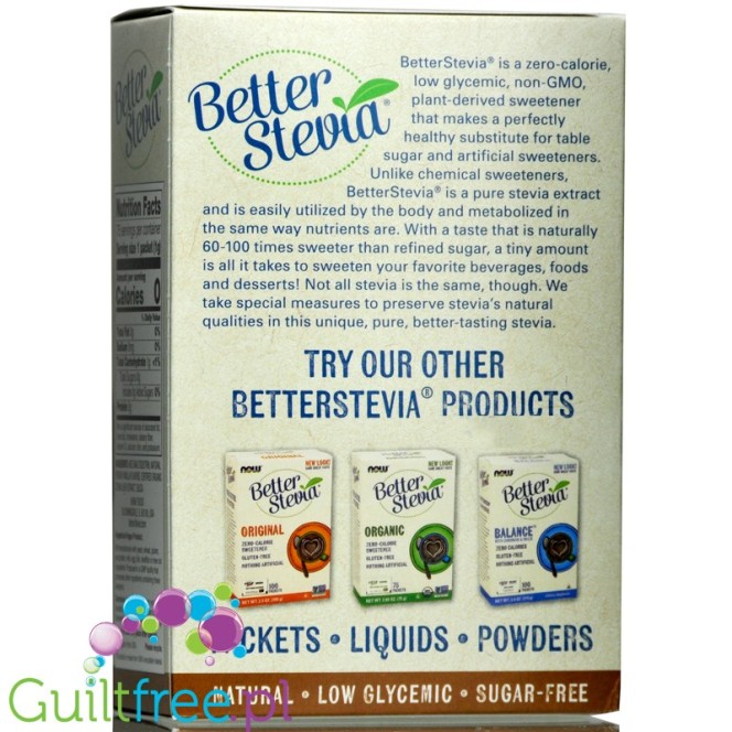 Better Stevia Packets, French Vanilla Zero Calorie Sweetener Packets