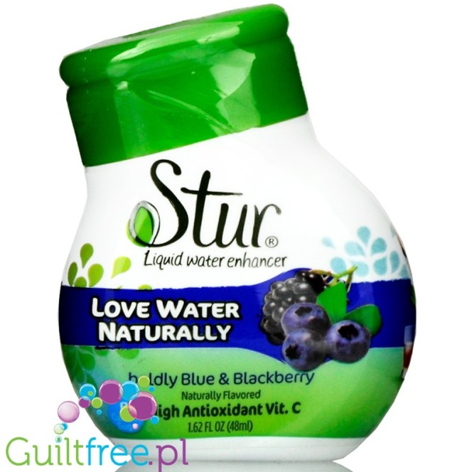 SturStevia Sweetened Water Enhancer, Boldly Blue & Blackberry